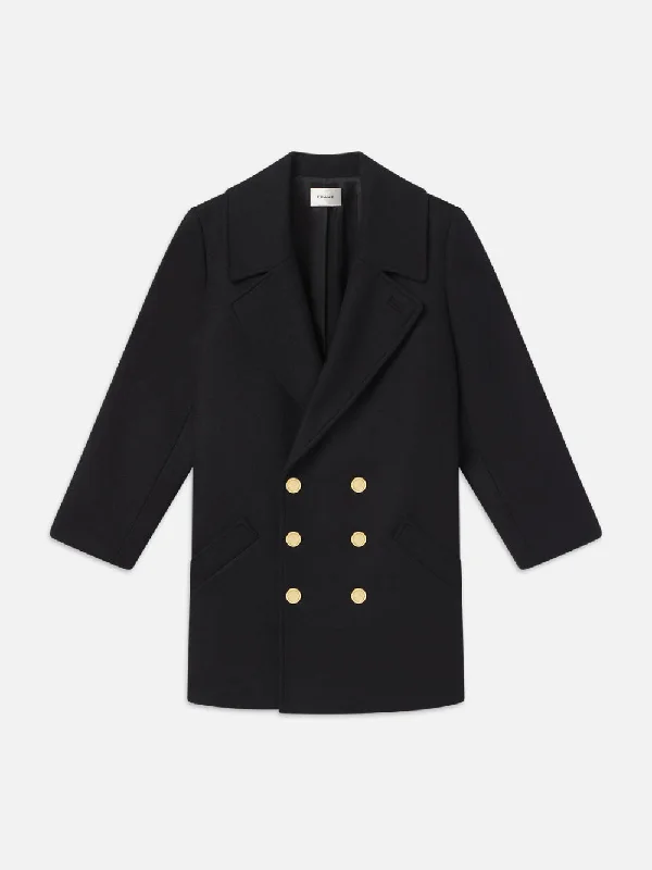 Classic Peacoat -- Black