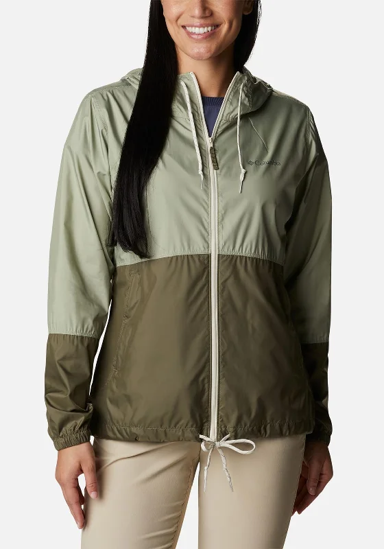 Columbia Womens Flash Forward™ Windbreaker, Stone Green