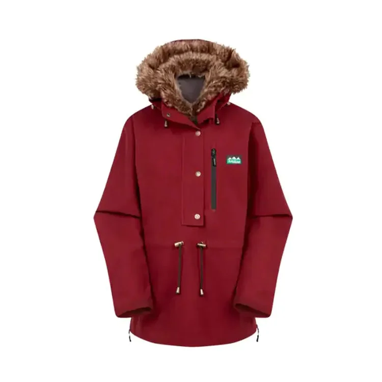 Ridgeline Ladies Monsoon II Arctic Smock - Rhubarb