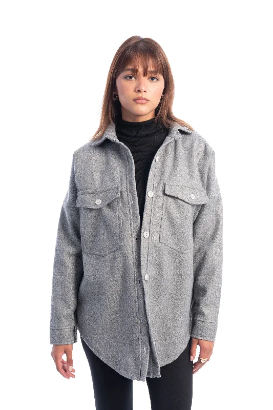 Woolen Shirt Jacket - HANS