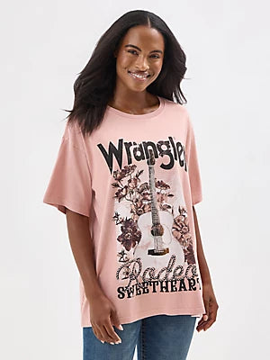 Women's Wrangler Western Misty Rose Graphic Tee