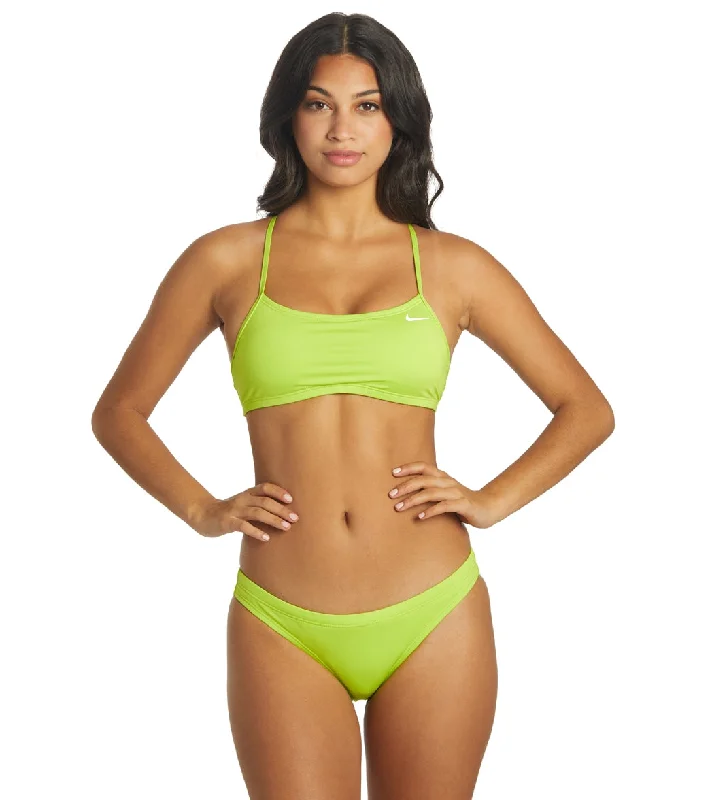 Nike Women's Chlorine Resistant Essential Racerback Bikini Set Atomic Green