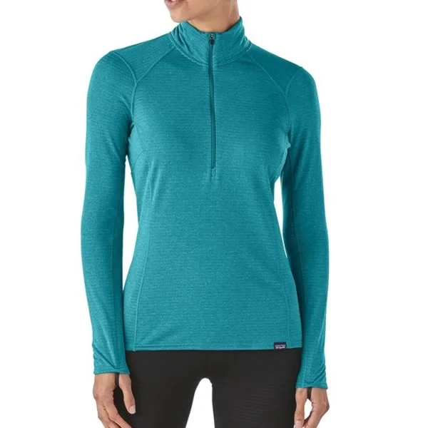 Patagonia Women's Capilene Thermal Weight Zip Neck Top - Long Sleeve Thermal Top